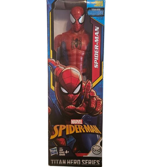Marvel Other - MARVEL Spider-Man Action Figure -Titan Hero Series Power FX, 12in. Hasbro NWT